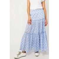 Bea Organic Cotton Skirt | Shell Marina Blue