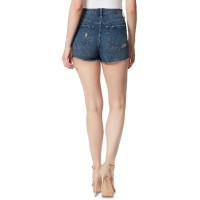 Jessica Simpson Womens Infinite Distressed High Waist Denim Shorts