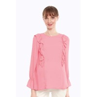 Cornelia Nursing Top Salmon
