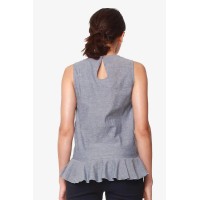Carmeline Nursing Top Denim