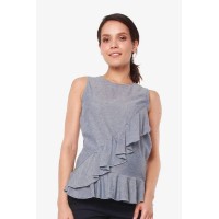 Carmeline Nursing Top Denim