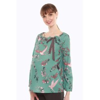 Coro Nursing Top Ceramic Print