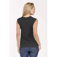 Briar Drape Nursing Top Black