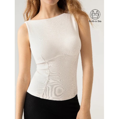 Bustier Boatneck Open-Back Brami Tank