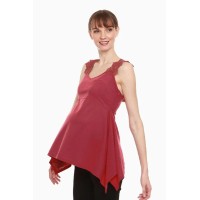 Corsica Nursing Top Red
