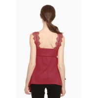 Corsica Nursing Top Red
