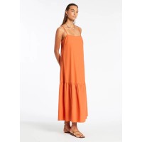 Jetset Tiered Dress - Orange
