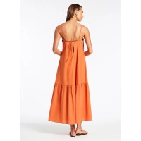 Jetset Tiered Dress - Orange