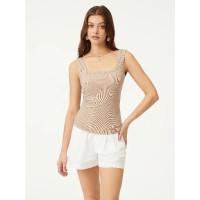 Square Open-Back Brami Tank Top