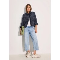 Cecil Boucle Short Jacket in navy mix 212237