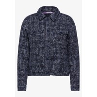 Cecil Boucle Short Jacket in navy mix 212237