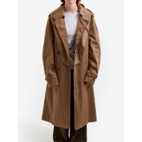 NACHE Hoodie Trench Coat - Vintage Beige